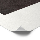 dessertcake, gevorst als decoratieretro poster (Hoek)