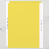 Dessertcategorie | Ontvanger divider | Eenvoudig g (Voorkant / Achterkant)