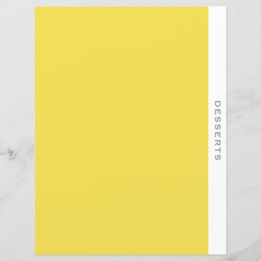 Dessertcategorie | Ontvanger divider | Eenvoudig g (Voorkant)