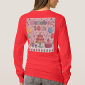 Dessertdag 14 oktober Dames T-shirt (Achterkant)