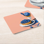 dessertdecor kartonnen onderzetters (Schuin)