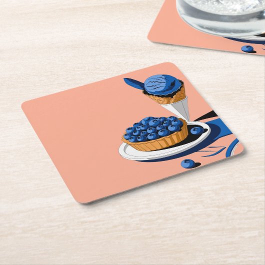 dessertdecor kartonnen onderzetters (Schuin)