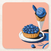 dessertdecor kartonnen onderzetters (Voorkant)