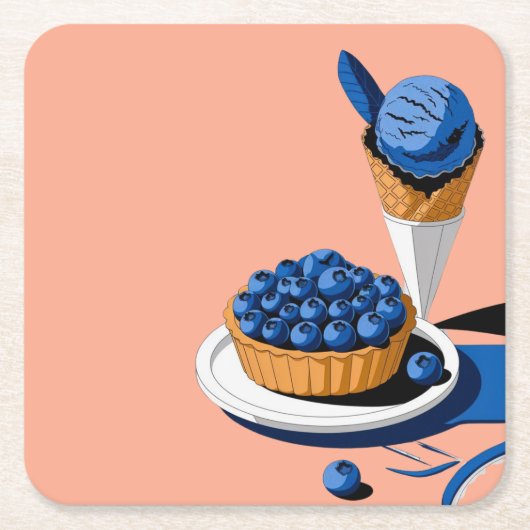 dessertdecor kartonnen onderzetters (Voorkant)