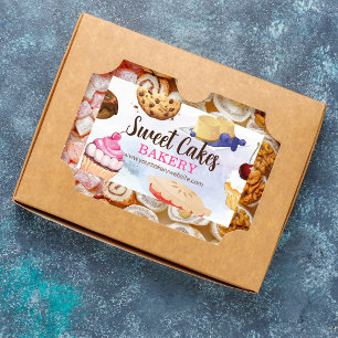 Desserts Bakery Sticker Label