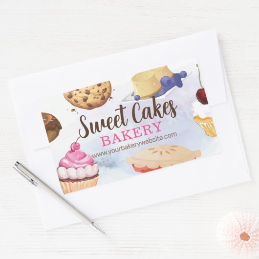 Desserts Bakery Sticker Label (Envelop)