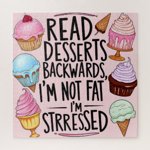 Desserts benadrukt legpuzzel