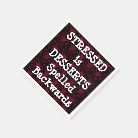 Desserts Cocktail Papieren servetten (Hoek)