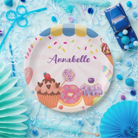Desserts en Snoepjes Party Paper Bord (Feest)