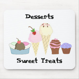 Desserts en zoete traktaties muismat