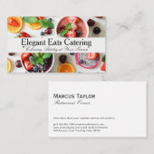 Desserts hele vruchten | catering visitekaartje (Voorkant / Achterkant)