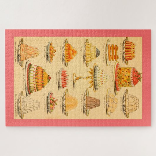  desserts legpuzzel (Horizontaal)