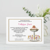  desserts met hoge thee kaart (Staand voorkant)