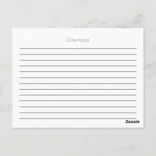 Desserts met mixer en rozen bruiloftsrecepten briefkaart (Achterkant)