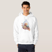 Desserts onder glazen koepel hoodie (Voorkant volledig)