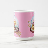 Desserts onder glazen koepel koffiemok (Center)