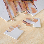 Desserts onder glazen koepel legpuzzel (Zijkant)