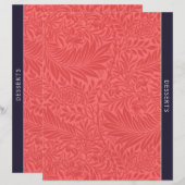 Desserts | Ontvanger divider |  Rode Floral (Voorkant / Achterkant)