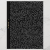 Desserts | Ontvanger divider |  zwarte Floral (Achterkant)