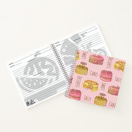Desserts Recipe Notitieboeken (Binnen)