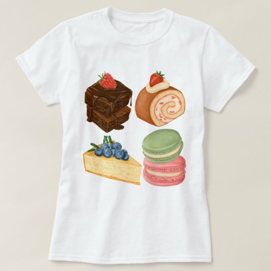 Desserts T-shirt (Design voorkant)