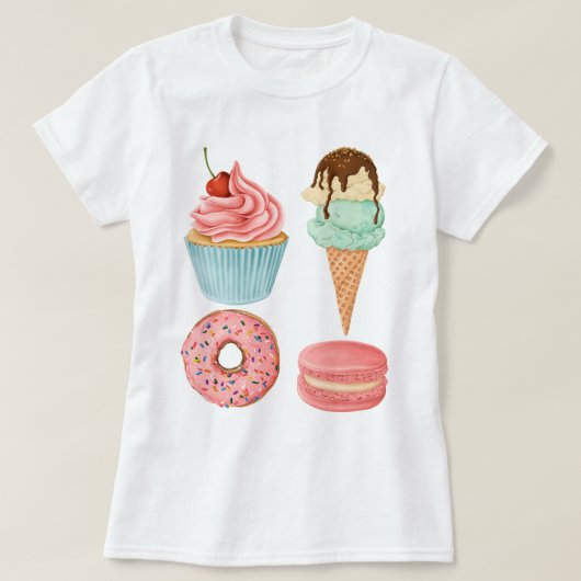 Desserts T-shirt (Design voorkant)