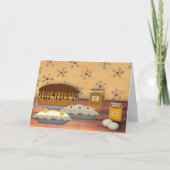 Desserts Thanksgiving Kaart (Voorkant)