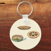  desserts, Thanksgiving Pies, Pecan Pumpkin Sleutelhanger (Voorkant)