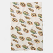  desserts, Thanksgiving Pies, Pecan Pumpkin Theedoek (Verticaal)