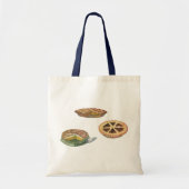 desserts, Thanksgiving Pies, Pecan Pumpkin Tote Bag (Voorkant)