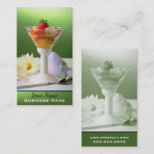 Desserts - voedselprofielkaart visitekaartje (Voorkant / Achterkant)