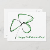 dessin mignon petit trèfle briefkaart (Voorkant / Achterkant)