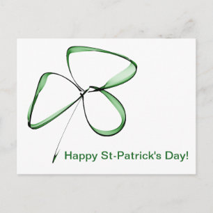 dessin mignon petit trèfle briefkaart