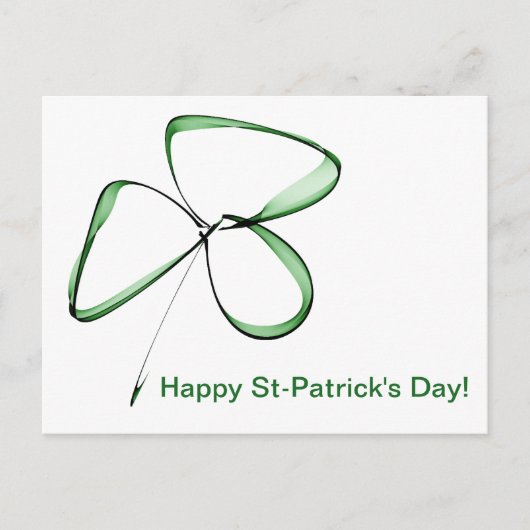 dessin mignon petit trèfle briefkaart (Voorkant)