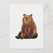 Dessin ours brun briefkaart (Voorkant)