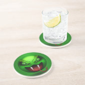 Dessous de Verre en Grès Snakemoji Zandsteen Onderzetter (Zijkant)