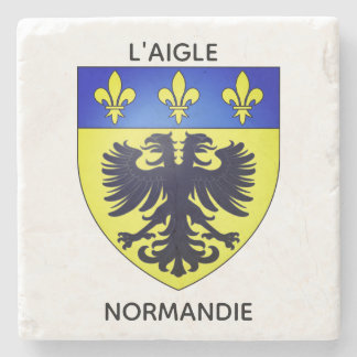 Dessous de verre en pierre - Blason de L'Aigle Stenen Onderzetter
