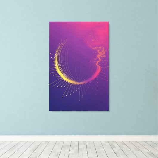 destabilisatie_set_3 canvas afdruk (Insitu (Houten vloer))