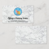 Desterreinigingsmiddelen Handschoenen Visitekaartje (Voorkant / Achterkant)