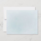 Destery Minimal Greenery Personalized Stationery Notitiekaartje (Achterkant)