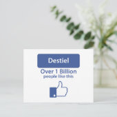 Destiel Briefkaart (Staand voorkant)