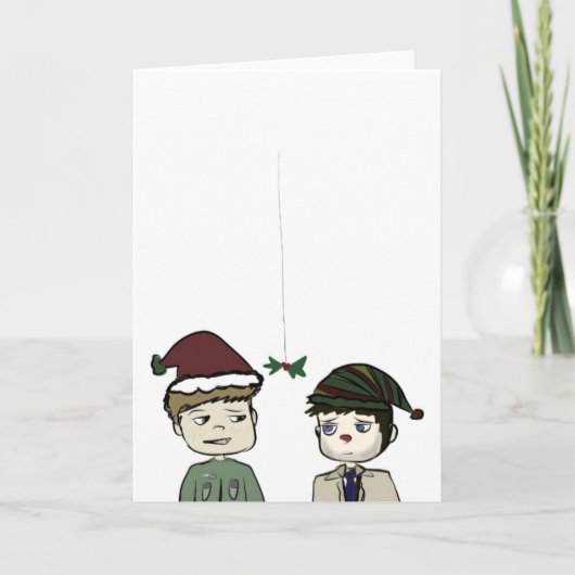 Destiel Holiday Kaart (Voorkant)