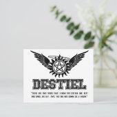 Destiel Quote Series - #10 Briefkaart (Staand voorkant)