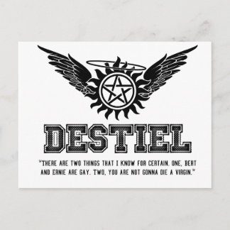 Destiel Quote Series - #10 Briefkaart