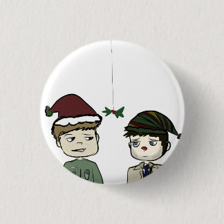 Destiel Supernatural Holiday Pin Ronde Button 3,2 Cm