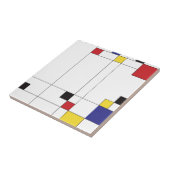 DeStijl Art Tegeltje (Zijkant)