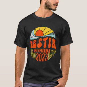  Destin Beach Florida 2023 Surf Surfen Ret T-shirt