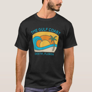 Destin Beach Florida in de Emerald Coast Wave Pal T-shirt