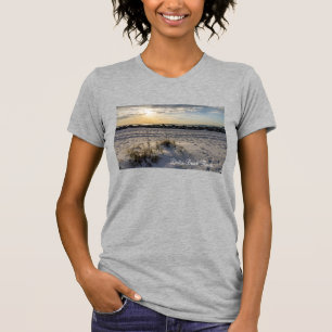 Destin Beach Florida Jetty Sunset Dames Tshirt
