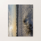 Destin Beach Florida Jetty Sunset Jigsaw Puzzel (Verticaal)